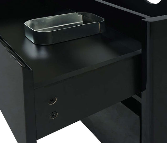 Cosmo Casa - Wastafelonderkast - Premium - Hoogglans - Zwart - 60 cm