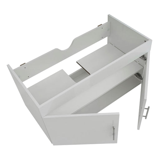 Cosmo Casa - Spoelbakonderkast - Hoogglans - FSC - Wit - 90 cm