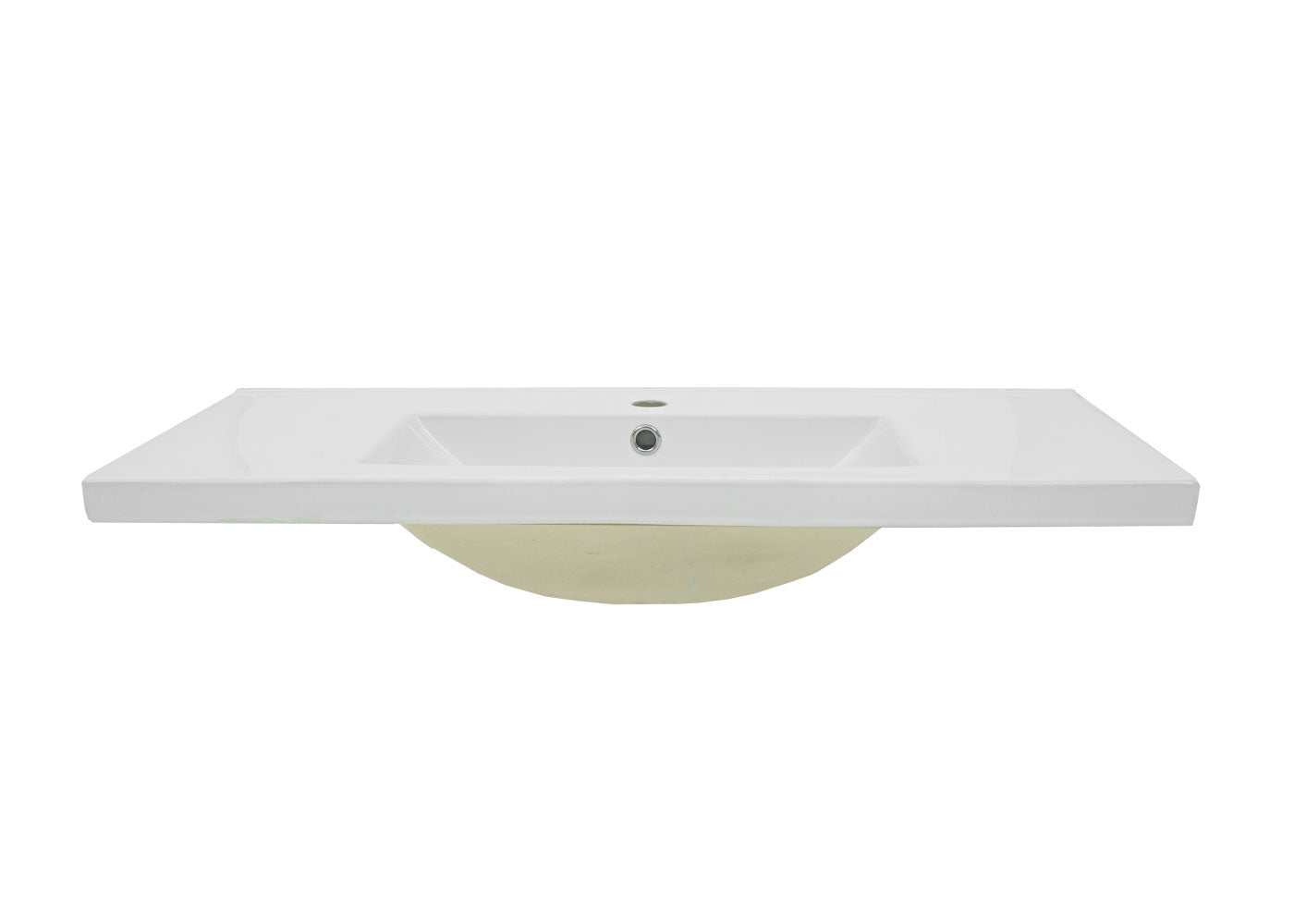 Cosmo Casa - Wastafel - Vierkant - Keramiek - Wit - 92 cm