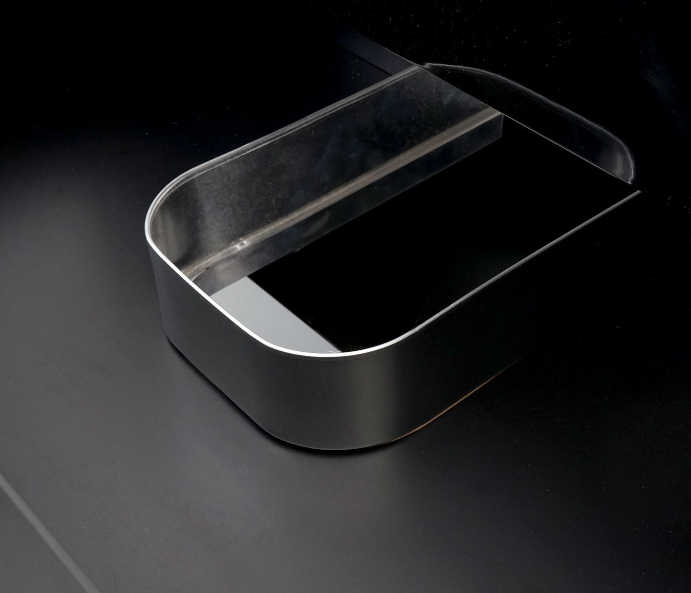 Cosmo Casa - Wastafelonderkast - Hoogglans - MDF - Zwart - 90 cm