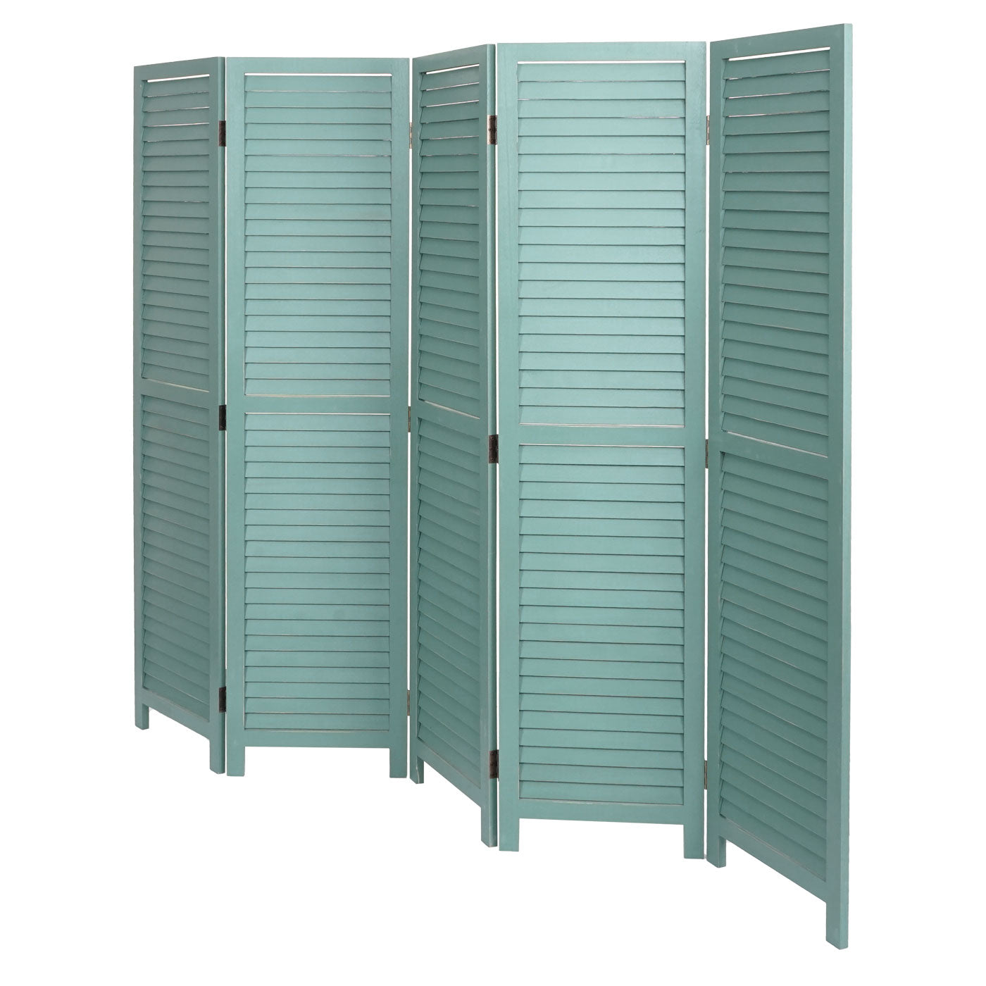 Cosmo Casa - Scherm - Vintage - Textiel - Groen - 170×205 cm