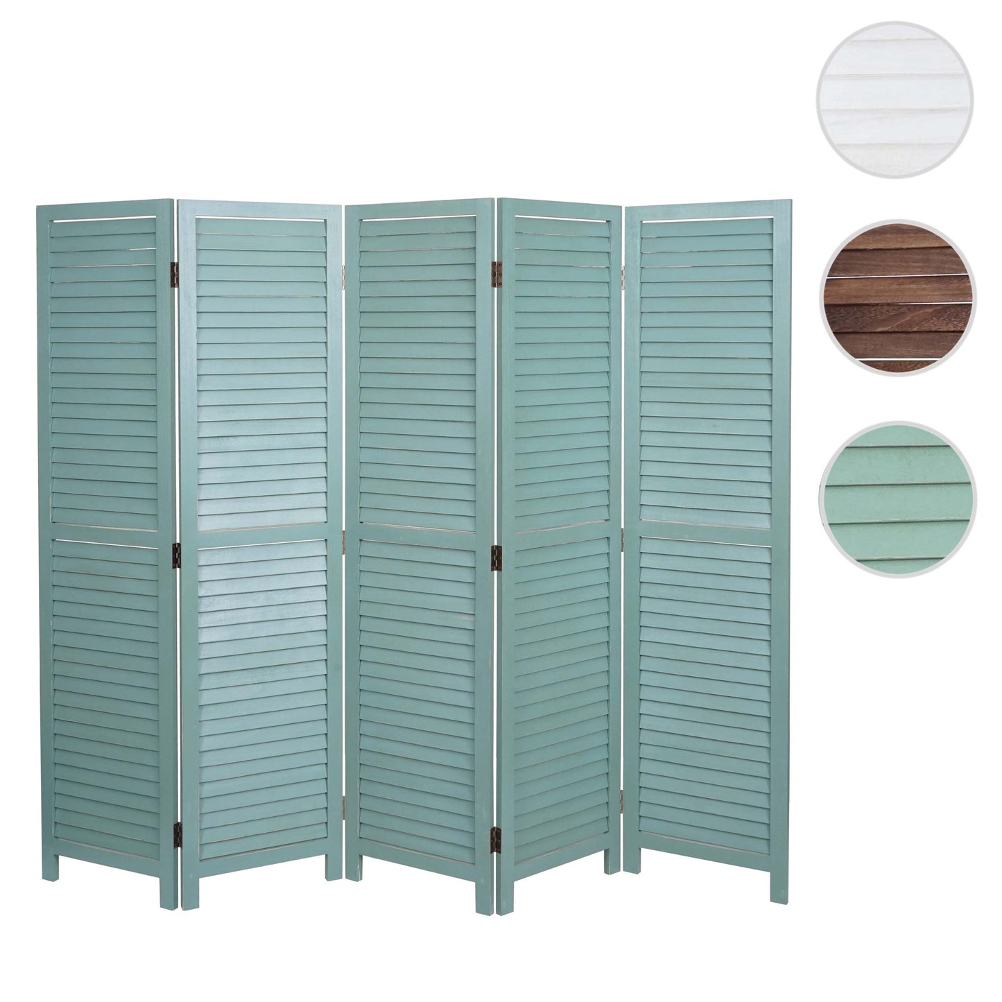 Cosmo Casa - Scherm - Vintage - Textiel - Groen - 170×205 cm