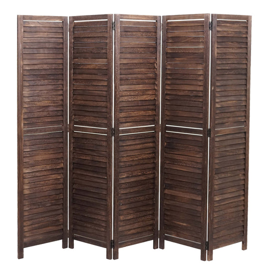 Cosmo Casa - Paravent - Shabby - Divers - Bruin - 170×205 cm