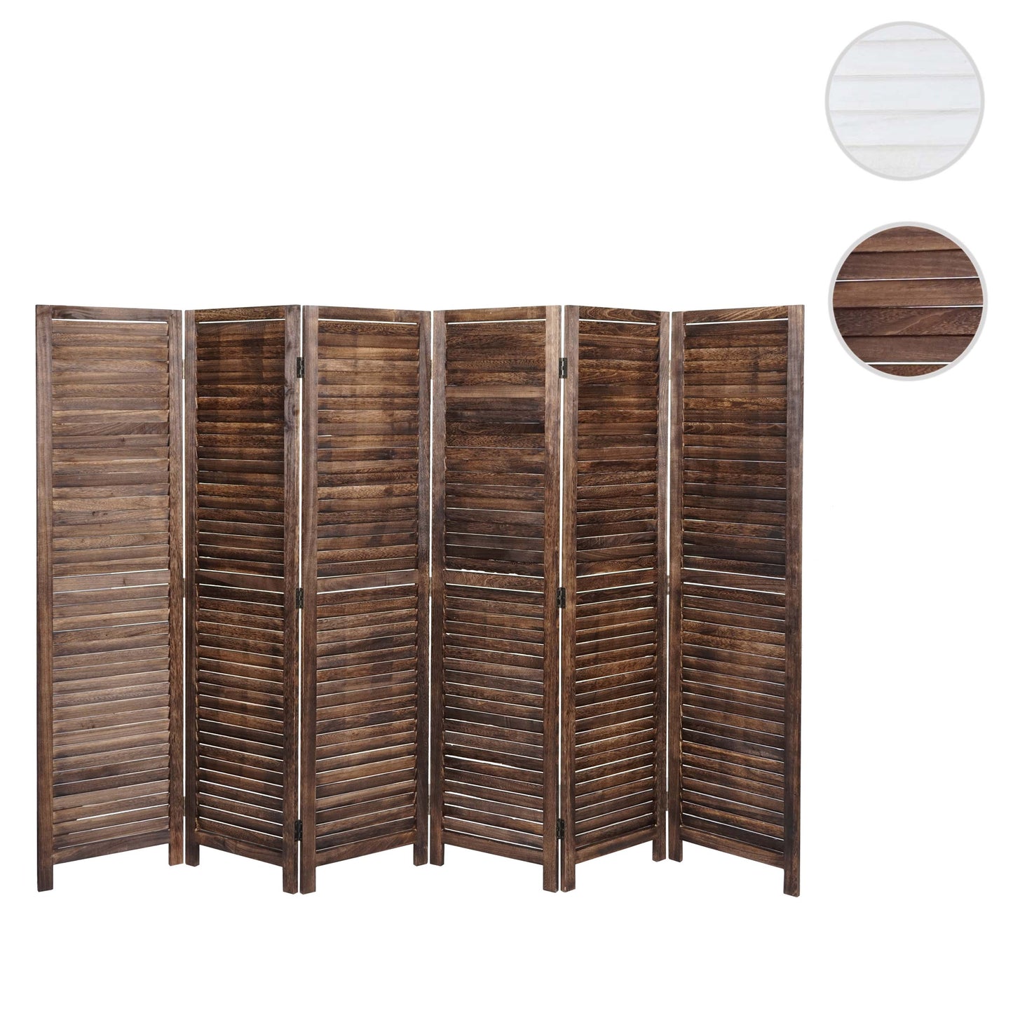 Cosmo Casa - Scherm - Vintage - Textiel - Bruin - 170×243 cm