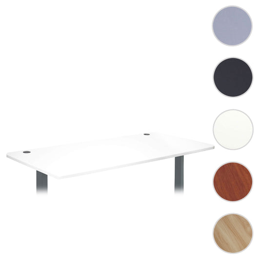 Cosmo Casa - Tafelblad - Gecertificeerd - MDF - Wit - 160×80 cm