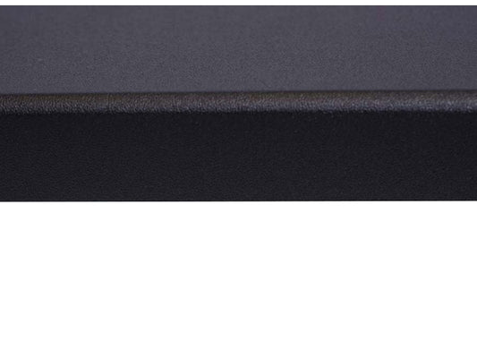 Cosmo Casa - Tafelblad - Gecertificeerd - MDF - Zwart - 160×80 cm