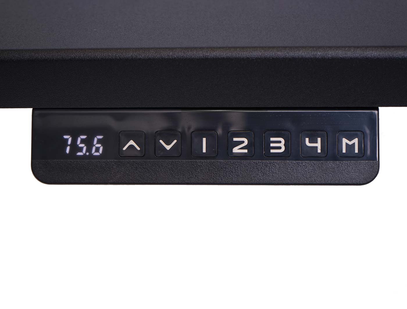 Cosmo Casa - Bureau elektrisch in hoogte verstelbaar - Computerbureau - Zwart - Antracietgrijs - 160 x 80 cm