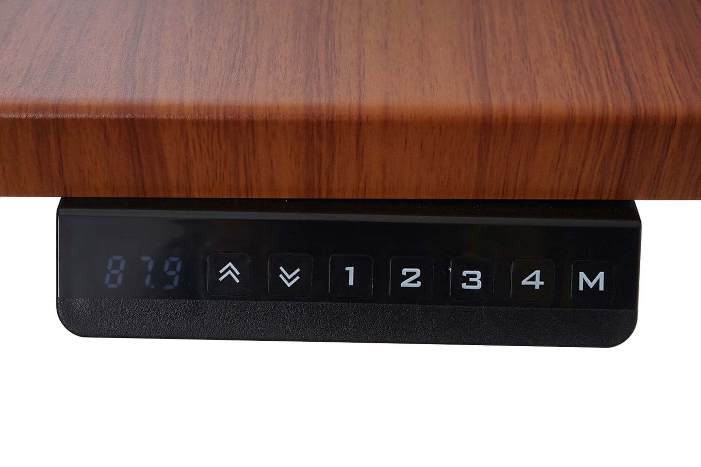 Cosmo Casa - Bureau elektrisch in hoogte verstelbaar - Computertafel - Naturel - Antracietgrijs - 160 x 80 cm