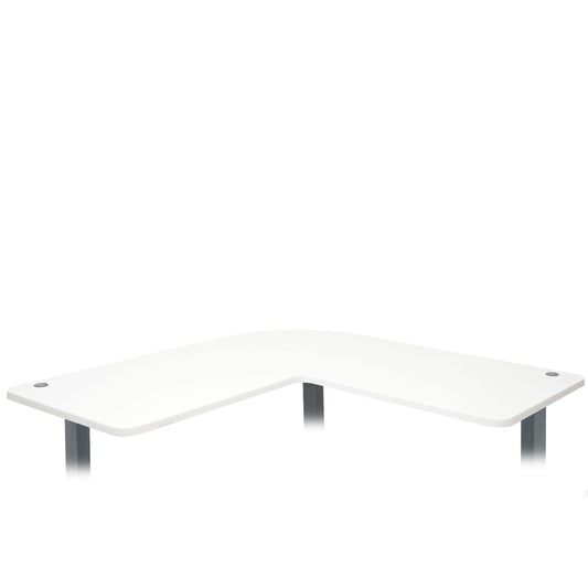 Cosmo Casa - Tafelblad Hoekbureau - Gecertificeerd - MDF - Wit - 90 cm