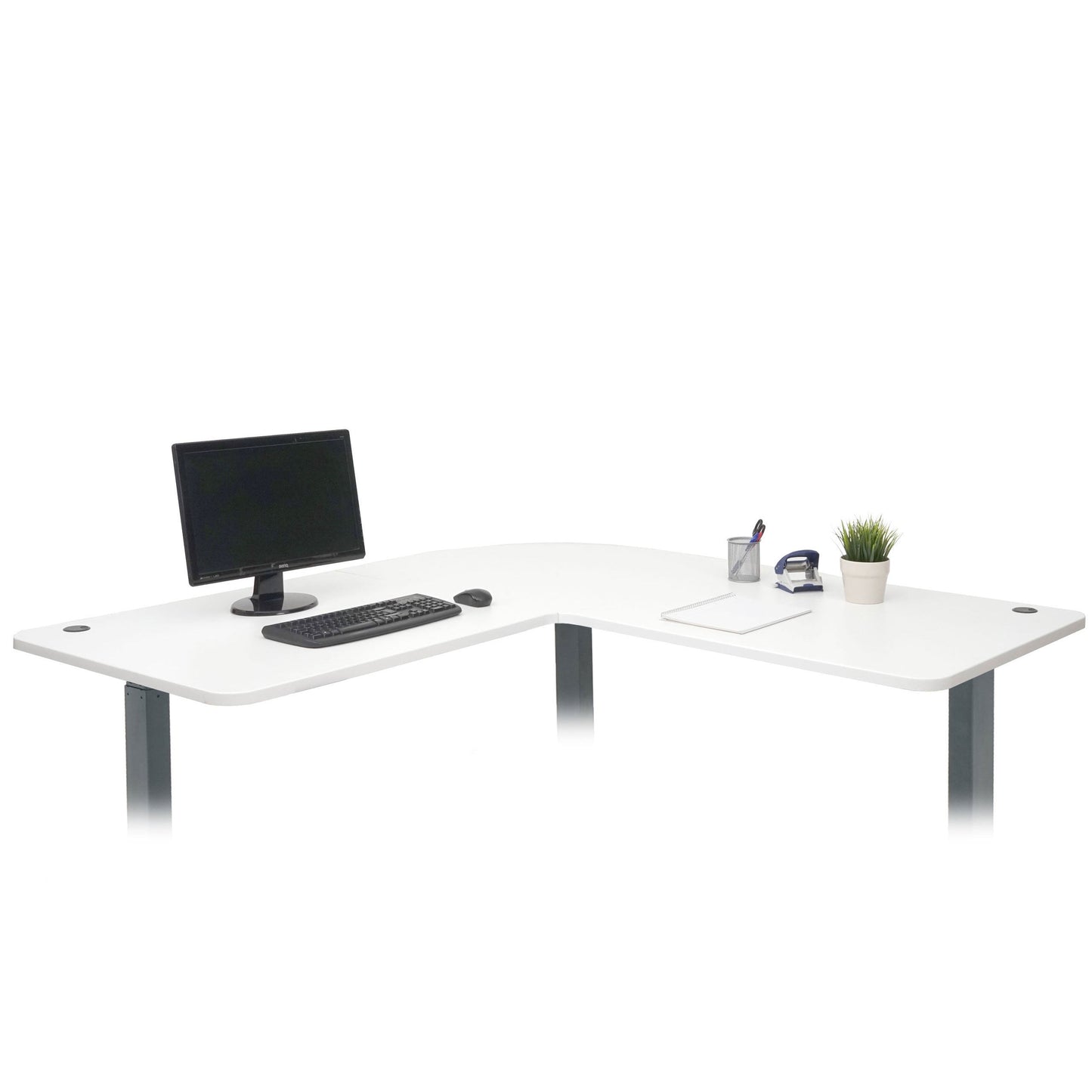 Cosmo Casa - Tafelblad Hoekbureau - Gecertificeerd - MDF - Wit - 90 cm