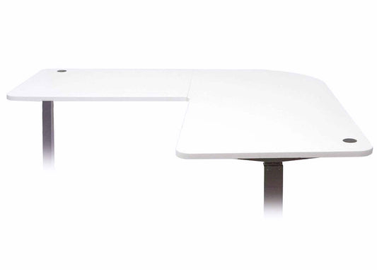 Cosmo Casa - Tafelblad Hoekbureau - Gecertificeerd - MDF - Wit - 90 cm