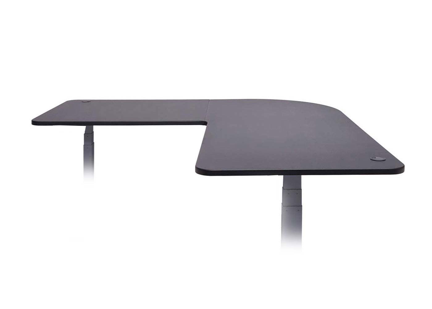 Cosmo Casa - Tafelblad Hoekbureau - Gecertificeerd - MDF - Zwart - 90 cm