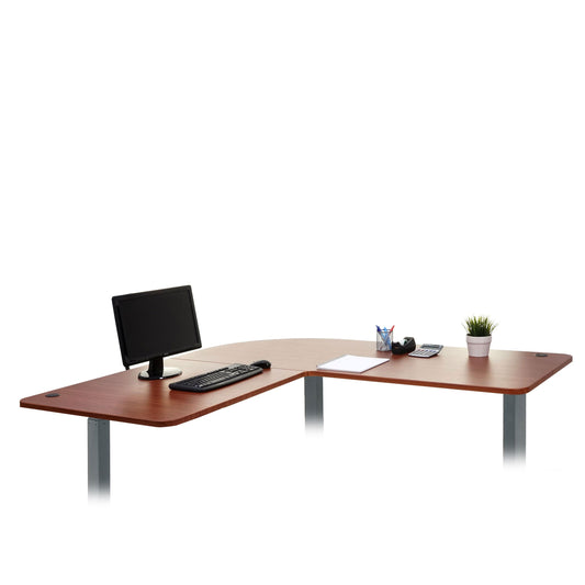 Cosmo Casa - Tafelblad Hoekbureau - Gecertificeerd - MDF - Naturel - 90 cm