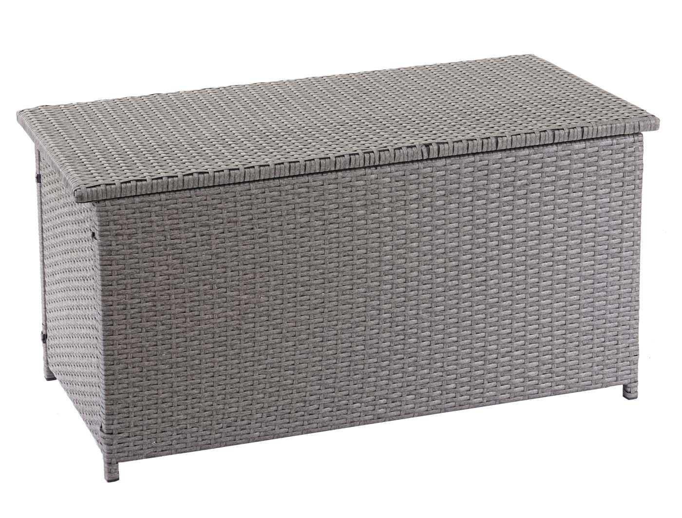 Cosmo Casa - Kussenbox - Basic - Polyrotan - Basic Grey - 63×135×52 cm