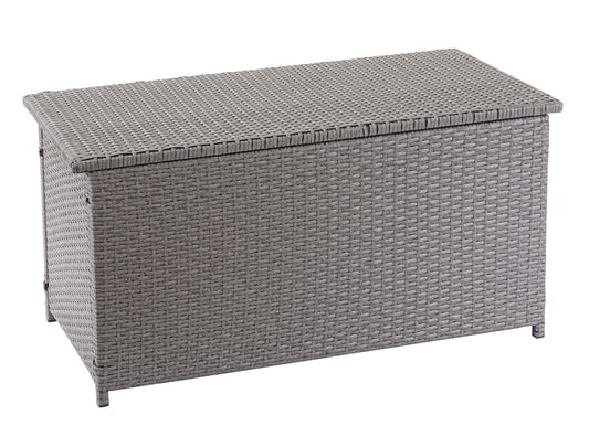Cosmo Casa - Kussenbox - Basic - Polyrotan - Basic Grey - 51×115×59 cm
