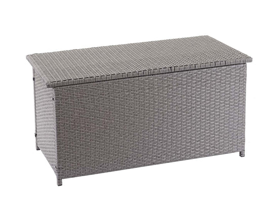 Cosmo Casa - Kussenbox - Basic - Polyrotan - Basic Grey - 51×100×50 cm