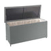Cosmo Casa - Kussenbox - Premium - Polyrotan - Grijs - 63×135×52 cm
