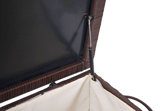 Cosmo Casa - Kussenbox - Premium - Polyrotan - Bruin - 51×100×50 cm