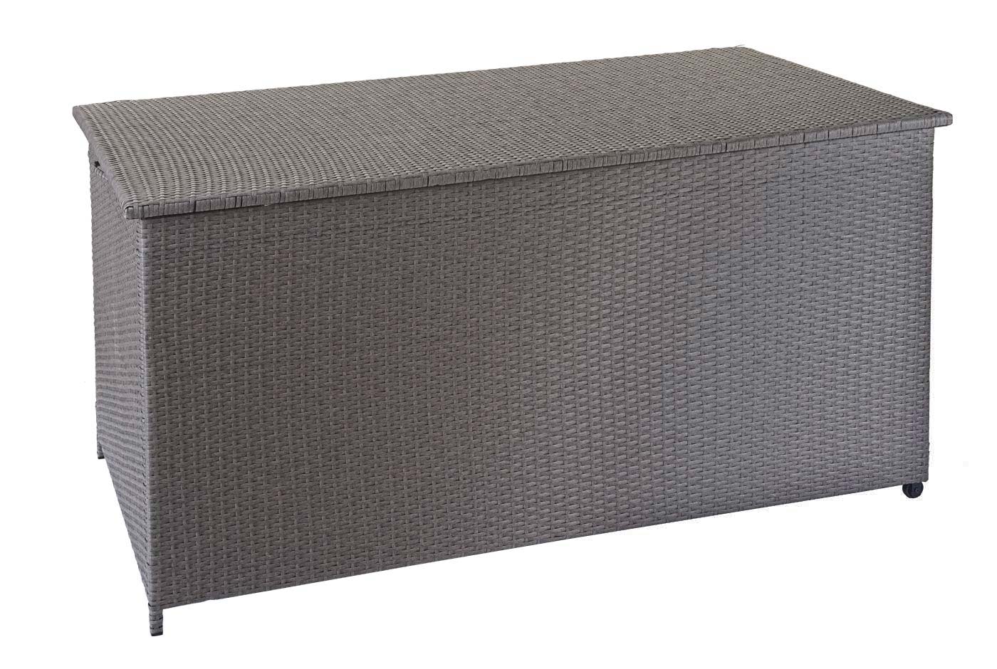 Cosmo Casa - Kussenbox - Premium - Polyrotan - Grijs - 80×160×94 cm