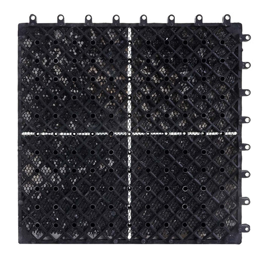 Cosmo Casa - Steentegel - Insteektegel - Natuursteen - Granietkleurig - 30×30 cm