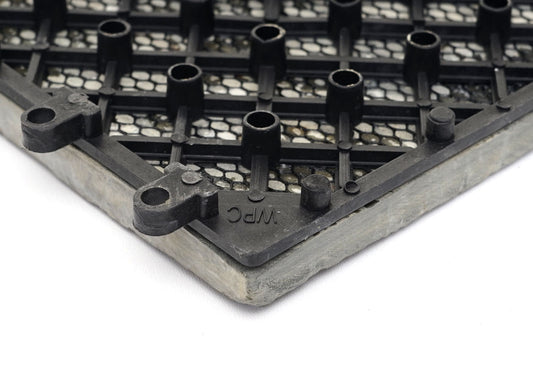 Cosmo Casa - Steentegel - Insteektegel - Natuursteen - Granietkleurig - 30×30 cm