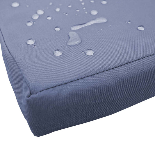 Cosmo Casa - Tuinbank met tafel - Zitgroep - Polyrotan - Zwart & Donkergrijs - 132 cm