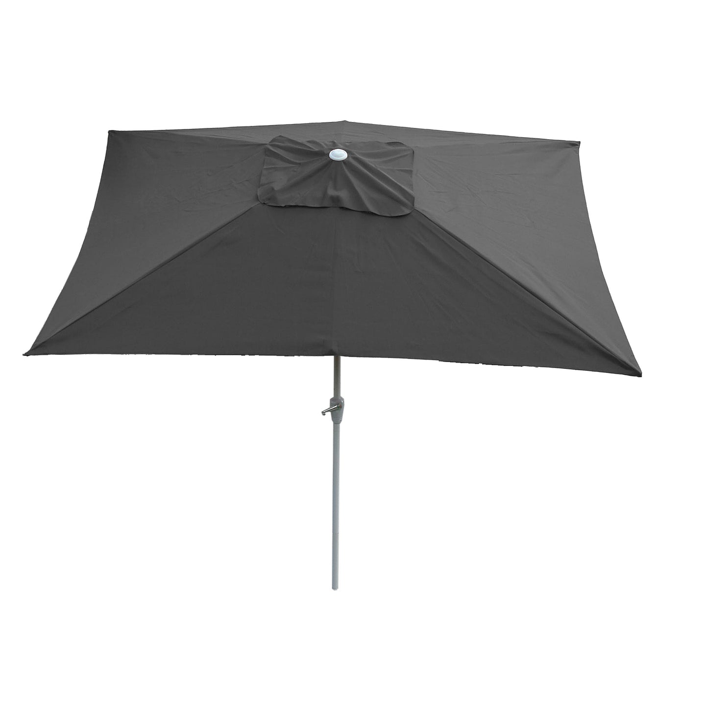 Cosmo Casa - Tuinparasol - Kantelbaar - Polyester & Aluminium - Antraciet - rechthoekig UV-bescherming 50+ - 2×3 m