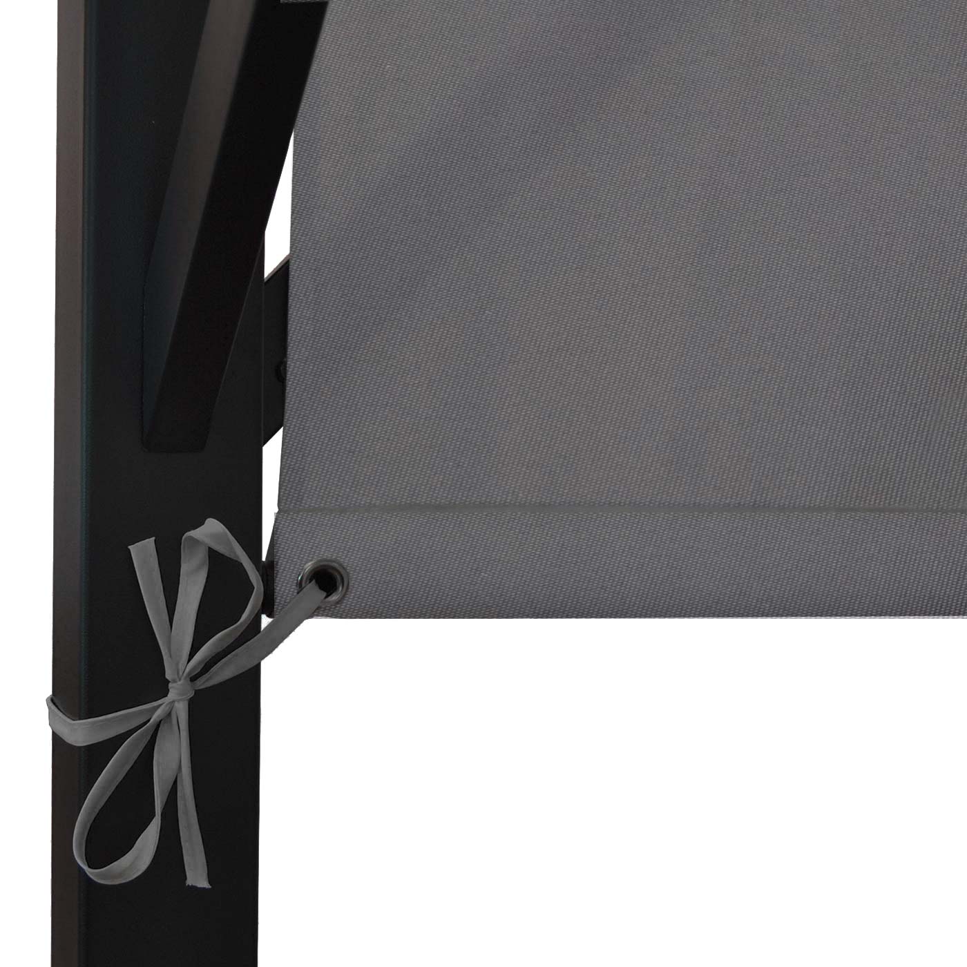 Cosmo Casa - Pergola - Schuifdak - Staal - Grijs - 4×3 m