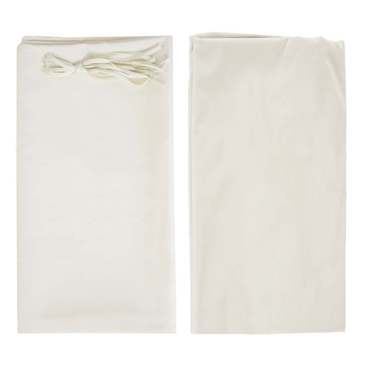 Cosmo Casa - Afdekking - Vervangend - Textiel - Crème - 4×4 m