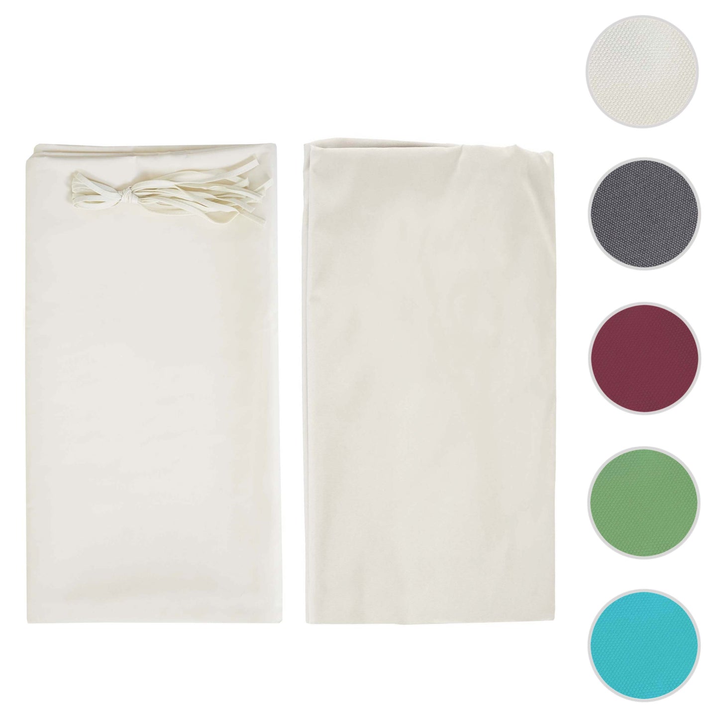 Cosmo Casa - Afdekking - Vervangend - Textiel - Crème - 4×4 m