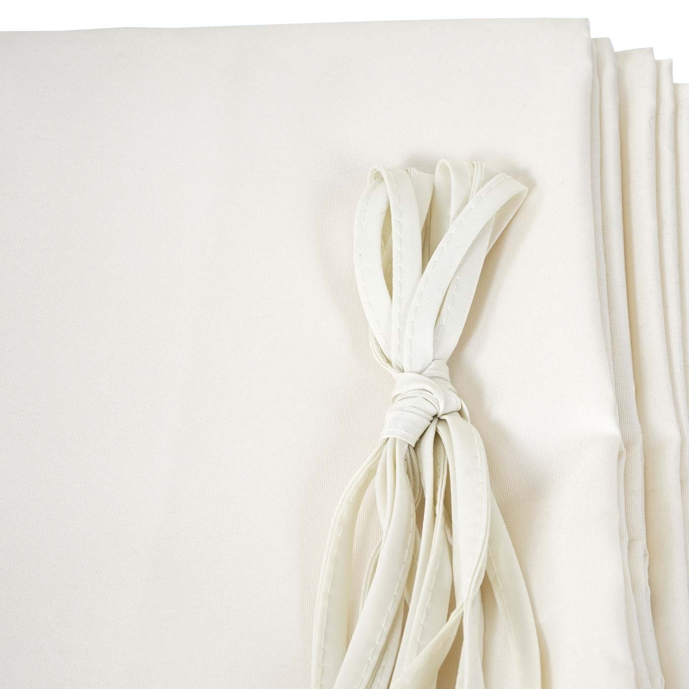 Cosmo Casa - Afdekking - Vervangend - Textiel - Crème - 4×4 m