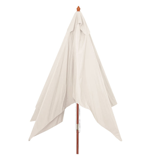 Cosmo Casa - Tuinparasol - Markt - Polyester & Hout - Crème - 3×4 m