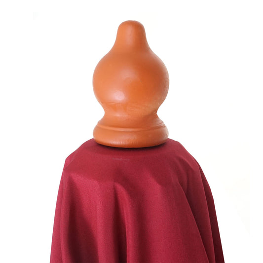 Cosmo Casa - Tuinparasol - Markt - Polyester & Hout - Bordeauxrood - 3×4 m