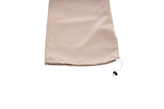 Cosmo Casa - Beschermhoes - Trekkoord - Textiel - Crème - 3×4 m