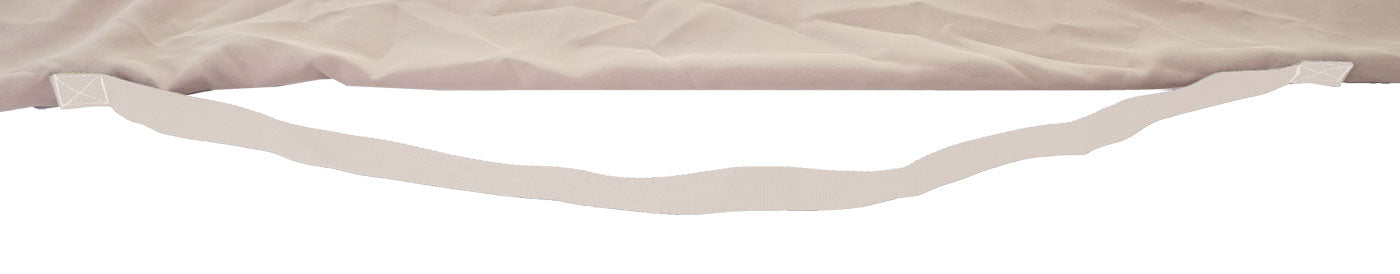 Cosmo Casa - Beschermhoes - Trekkoord - Textiel - Crème - 3×4 m