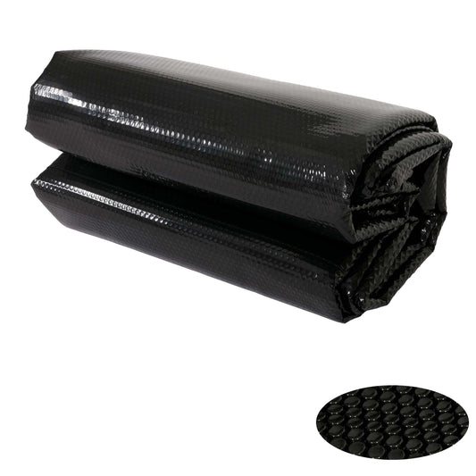 Cosmo Casa - Zwemafdekking - Ovaal - Kunststof - Zwart - 7,31×3,65 m