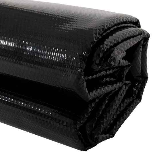 Cosmo Casa - Zwemafdekking - Rond - Kunststof - Zwart - Ø4,57 m