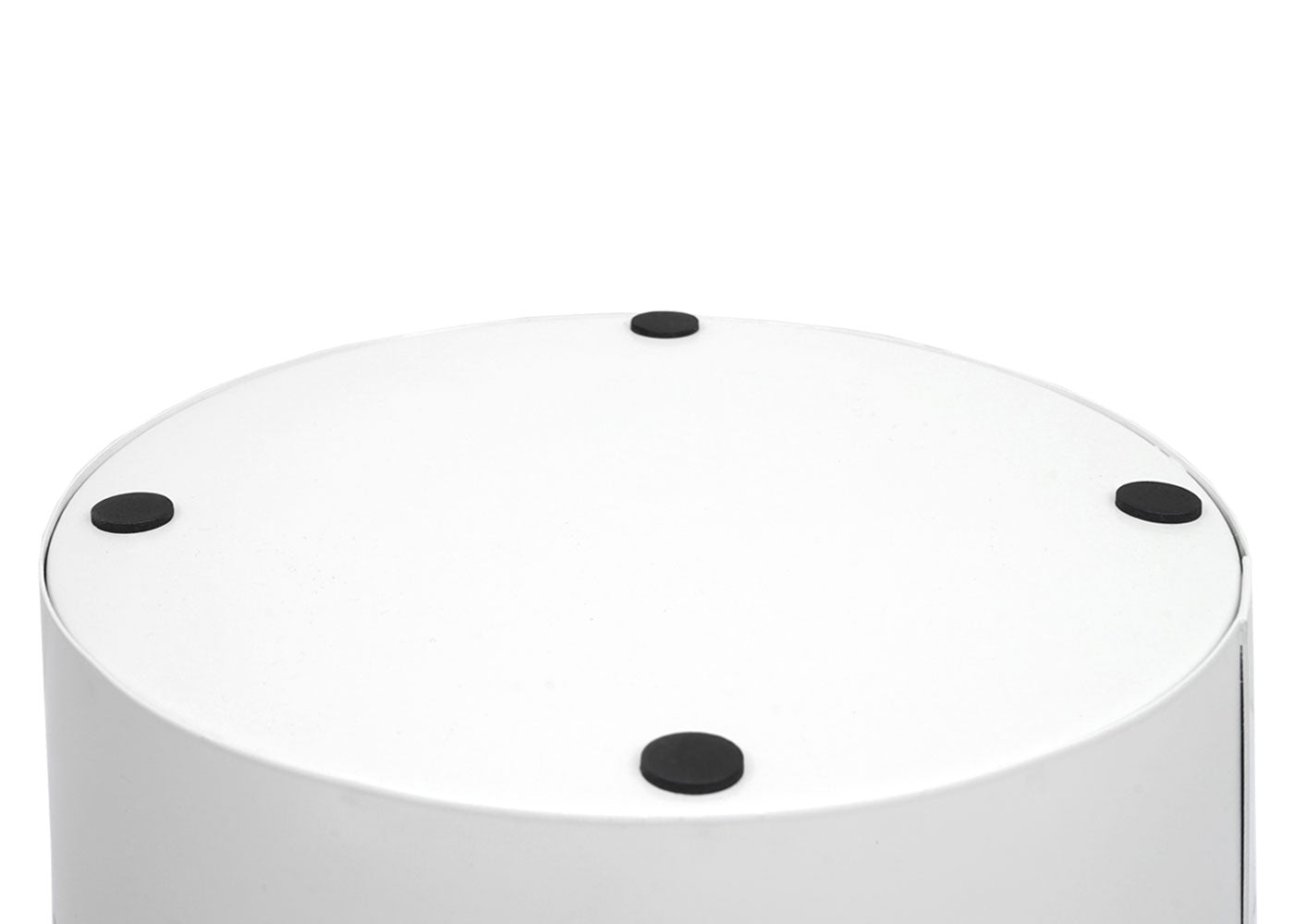 Cosmo Casa - Paraplustandaard - Rond design met belettering - Metaal - Wit - 55cm