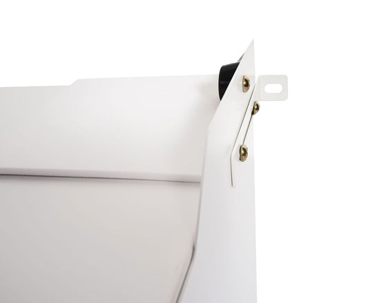 Cosmo Casa - Wasmachineonderkast - Met lade - Metaal - Wit - 33×61×52 cm