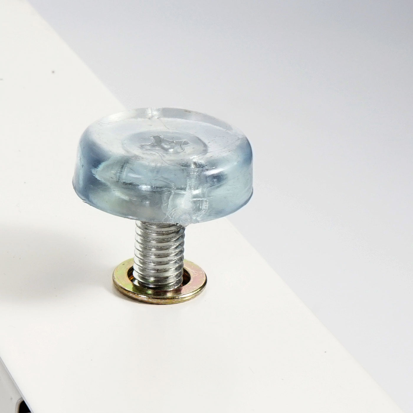 Cosmo Casa - Wasmachineonderkast - Met lade - Metaal - Wit - 33×61×52 cm