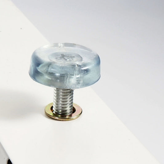 Cosmo Casa - Wasmachineonderkast - Met lade - Metaal - Wit - 33×61×52 cm