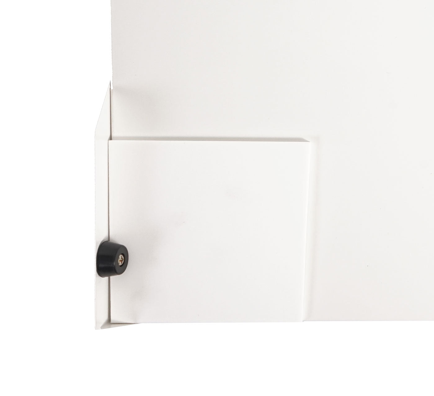 Cosmo Casa - Wasmachineonderkast - Met lade - Metaal - Wit - 33×61×52 cm