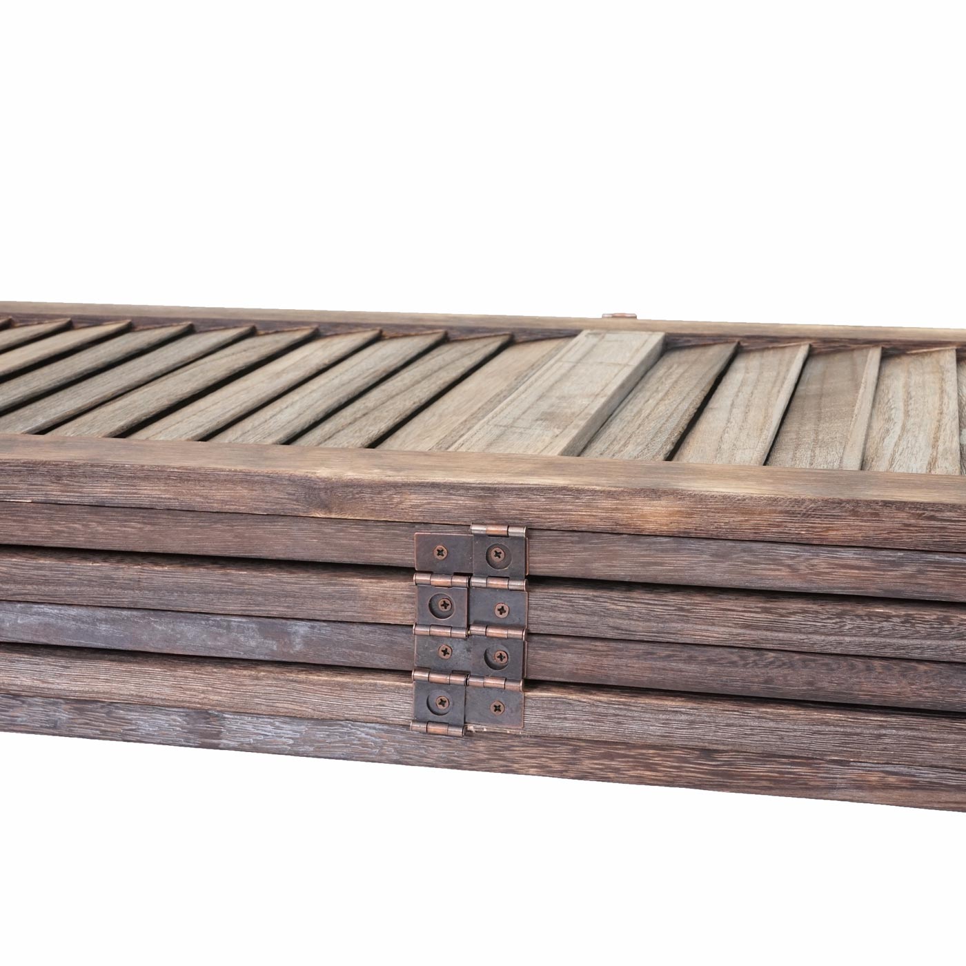 Cosmo Casa - Kamerscherm - Shabby look - Metaal & Textiel - Bruin - 170×240 cm