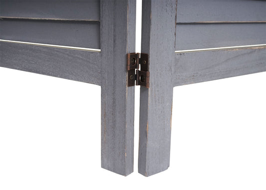 Cosmo Casa - Paravent - Privacyscherm - Hout - Grijs - 170×240 cm