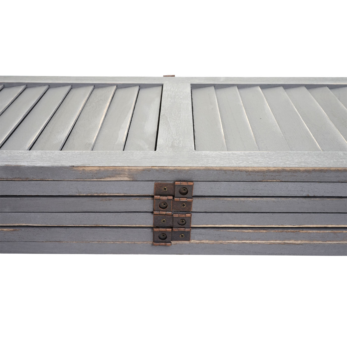 Cosmo Casa - Paravent - Privacyscherm - Hout - Grijs - 170×240 cm