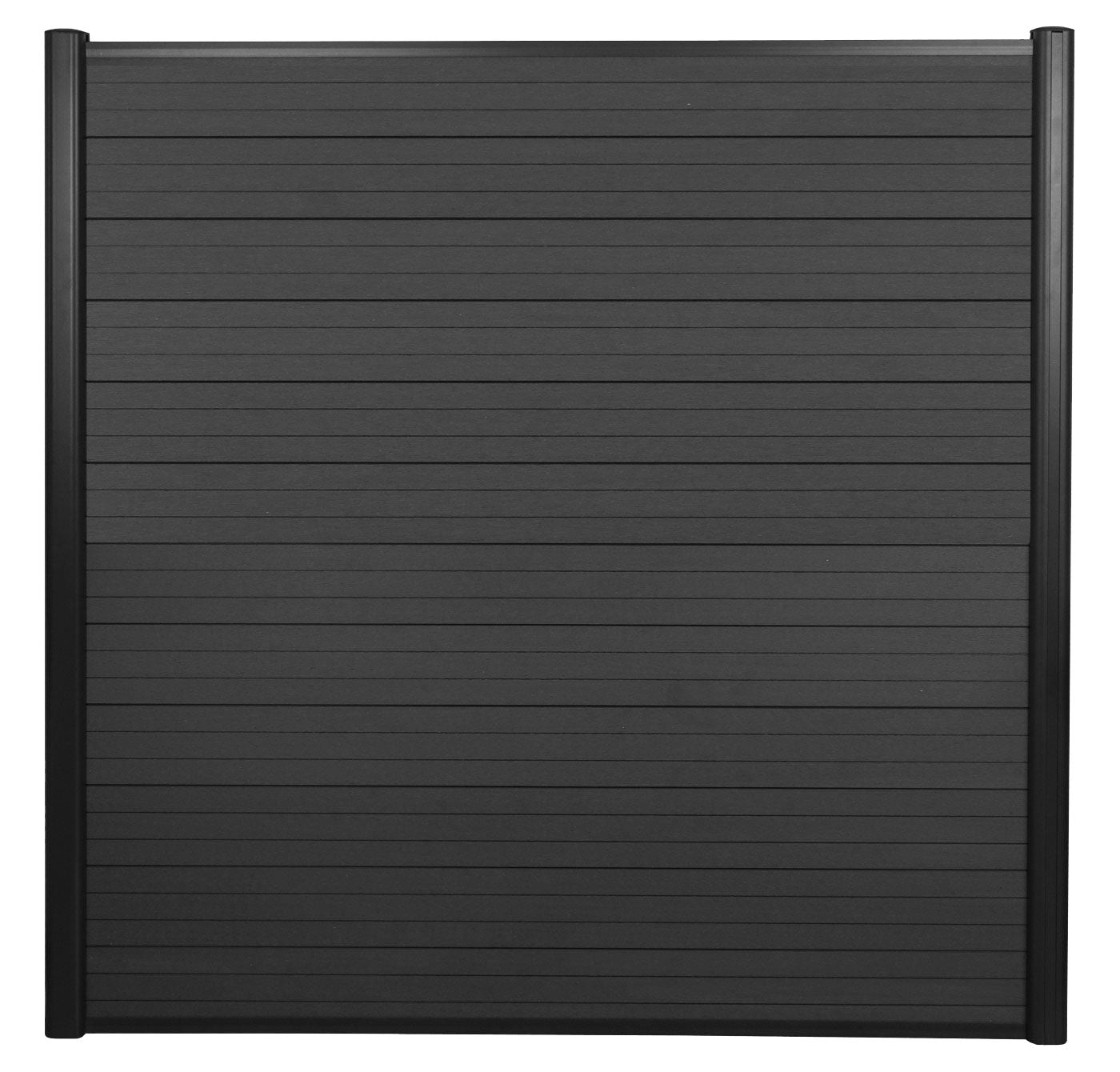 Cosmo Casa - Set van 3 WPC privacyschermen - Windscherm - WPC - Antraciet - 5,60 m