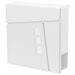Cosmo Casa - Brievenbus - Wandbevestiging - Metaal - Wit