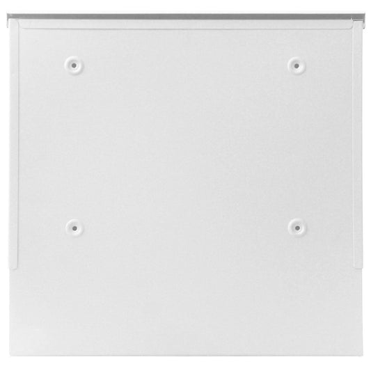 Cosmo Casa - Brievenbus - Wandbevestiging - Metaal - Wit