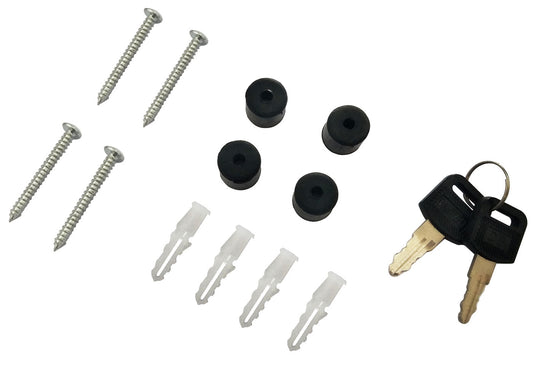 Cosmo Casa - Brievenbus - Wandbevestiging - Metaal - Wit