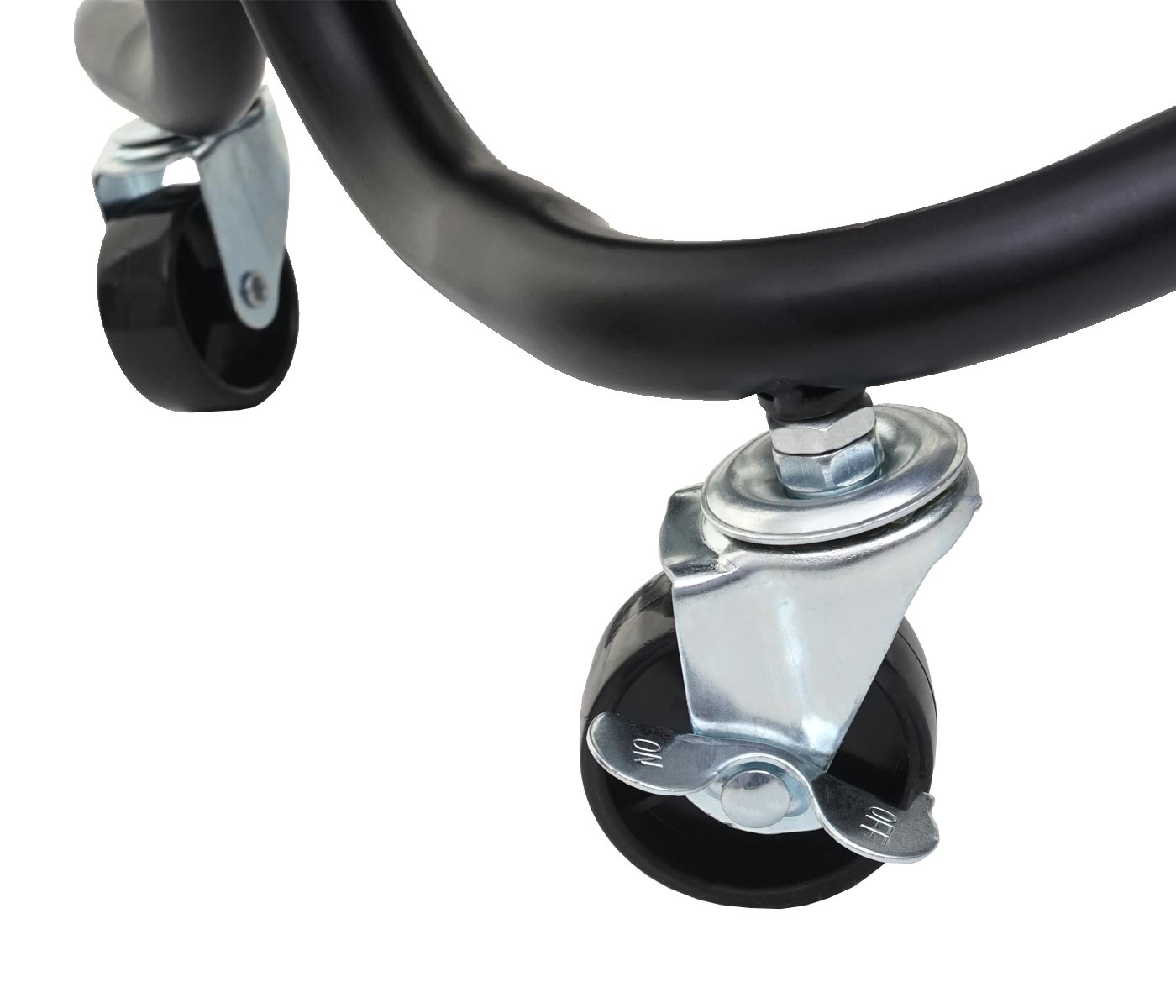 Cosmo Casa - Serveerwagen - Keukenwagen - Metaal - Zwart met Handgreep